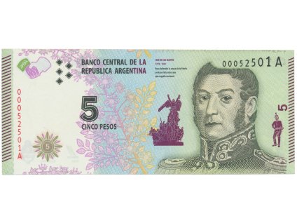 53094 53094 argentina 5 pesos 2015 p 358