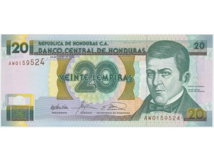 53160 honduras 20 lempiras 2003 p 87b