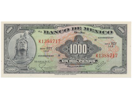 53220 mexiko 1000 pesos 1977 p 52t