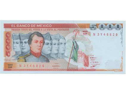 53256 53256 mexiko 5000 pesos 13 5 1983 p 83a