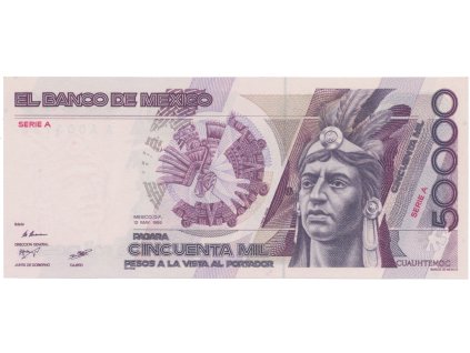 Mexiko, 50.000 Pesos 1988, P.93a