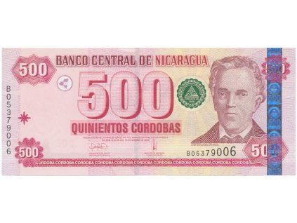 53334 nikaragua 500 cordobas 2006 p 200