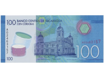 53343 nikaragua 100 cordobas 2014 plastova p 212