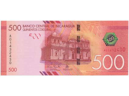 53352 nikaragua 500 cordobas 2014 plastova p 214