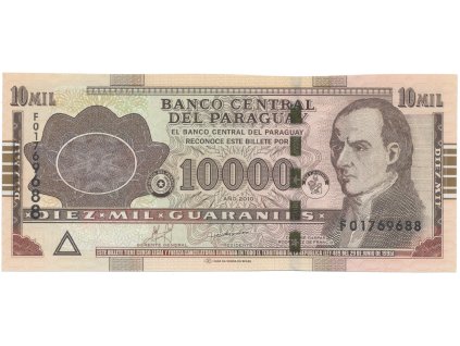 53388 53388 paraguay 10 000 guaranies 2010 p 224d