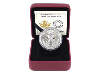 53418 2 53418 2 kanada 15 dollars 2017 in the eyes of the wolf