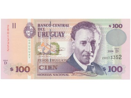 Uruguay, 100 Pesos Uruguayos 2006, P.85A