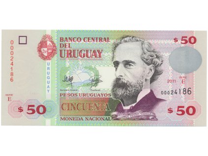 53508 53508 uruguay 50 pesos uruguayos 2011 p 87b