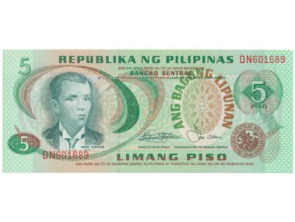 53526 53526 filipiny 5 piso 1978 p 160c