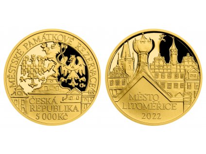 5000 Kč 2022 - Litoměřice, PROOF