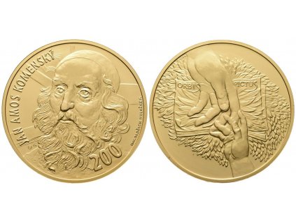 54331 medaile 2014 40 dukat jan amos komensky