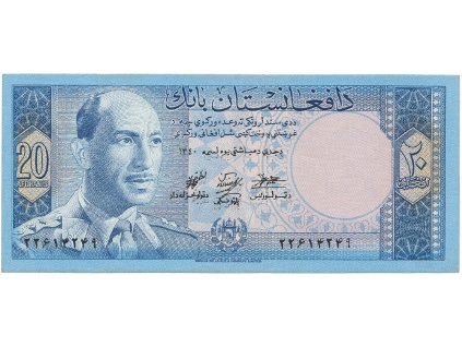 55894 afghanistan 20 afghanis 1961 p 38