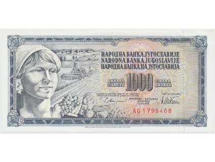 55990 55990 55990 jugoslavie 1000 dinara 1978 p 92c