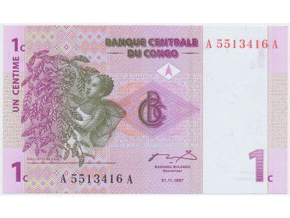 56197 56197 kongo dem republika 1 centime 1997 p 80