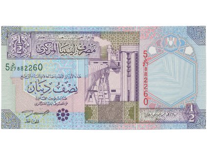 56209 libye 1 2 dinar 2002 p 63