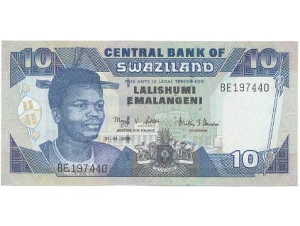 56236 svazijsko 10 emalangeni 2008 p 29c