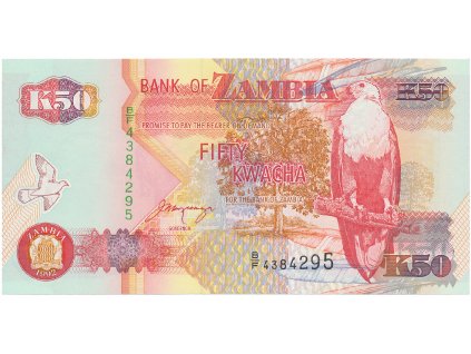 56248 56248 zambie 50 kwacha 1992 p 37b