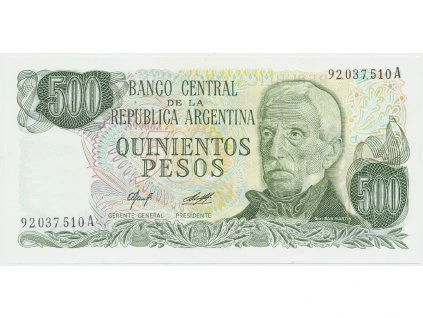 56254 56254 argentina 500 pesos 1977 1982 p 303a