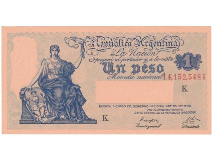 56335 56335 argentina 1 peso 1935 p 251c