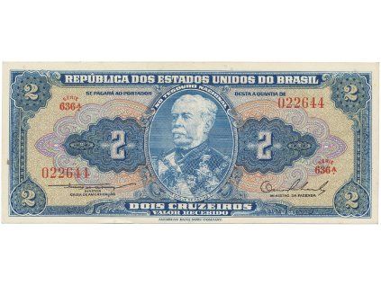 56341 56341 brazilie 2 cruzeiros 1954 1958 p 151a