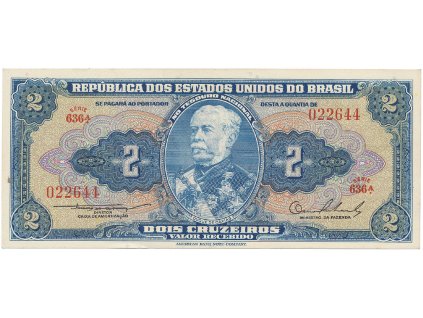 56341 brazilie 2 cruzeiros 1954 1958 p 151a