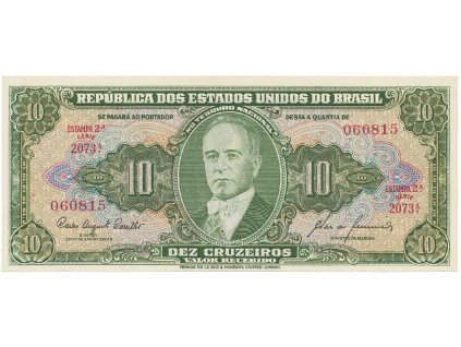56347 brazilie 10 cruzeiros 1960 p 159f