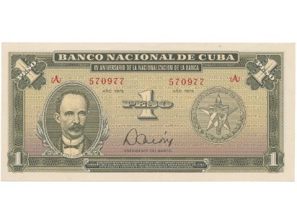 56362 kuba 1 peso 1975 tisk stc praha pametni vydani p 106