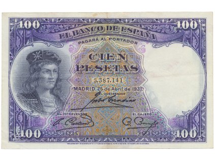 56539 spanelsko 100 pesetas 1931 p 83