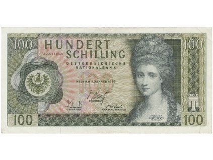 56662 rakousko 100 shilling 1969 ii vydani p 146