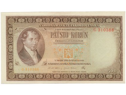 58255 58255 ceskoslovensko 500 koruna 1946 serie a z hej 81a