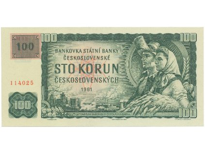 58480 58480 58480 ceska republika 100 koruna 1961 kolek 1993 ii vydani serie m hej cz4bm
