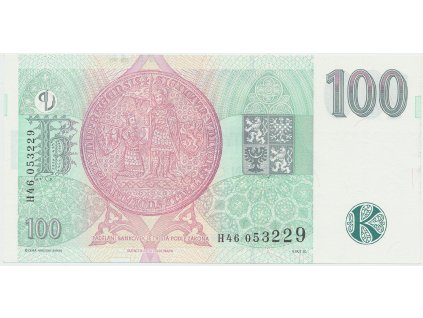 58606 ceska republika 100 koruna 1997 serie h hej cz22ah