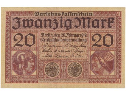 59067 nemecko 20 mark 1918 ro 55