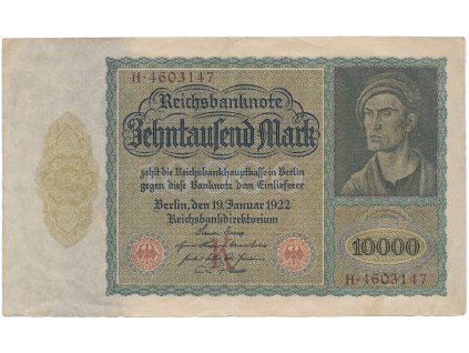 59310 nemecko 10 000 mark 1922 velky format ro 68a