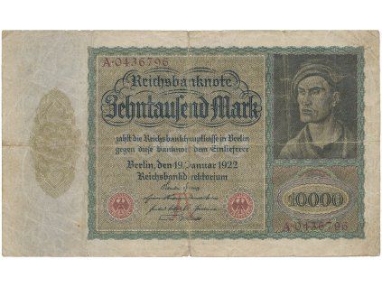59322 59322 nemecko 10 000 mark 1922 velky format ro 68a