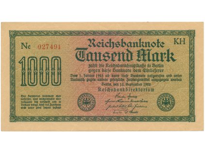 59559 59559 nemecko 1000 mark 1922 vod dornen ro 75d