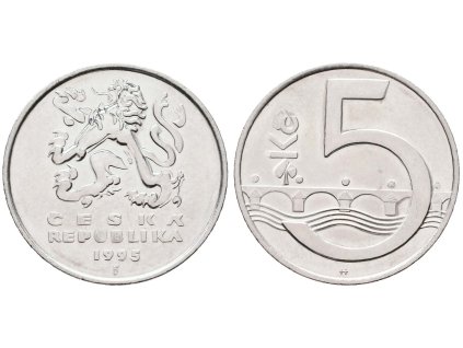 60642 60642 5 koruna 1995