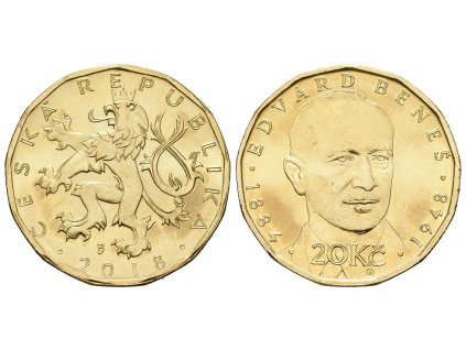20 Koruna 2018 Edvard Beneš