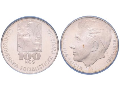 61498 61498 61498 100 kcs 1978 julius fucik proof