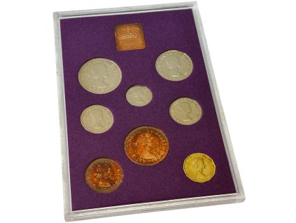 Velká Británie, Sada oběžných mincí 1970 PROOF