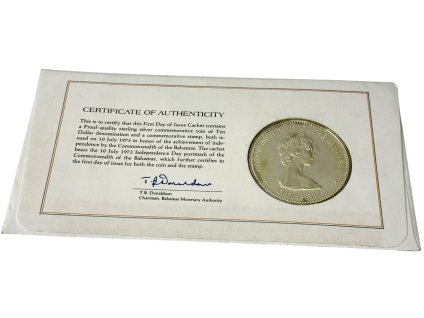 62524 62524 62524 62524 bahamy 10 dollars 1973 k vyroci nezavislosti