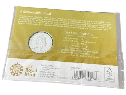 62527 velka britanie 2 libra 2016 k 60 narozeninam kralovny