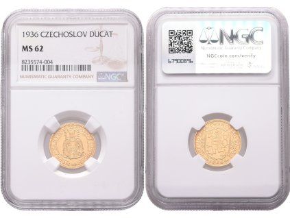 Dukát 1936, NGC MS 62