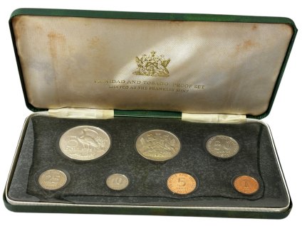 62569 2 trinidad sada obeznych a pametnich minci 1971 proof