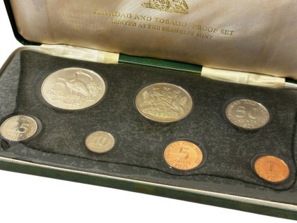 62569 trinidad sada obeznych a pametnich minci 1971 proof