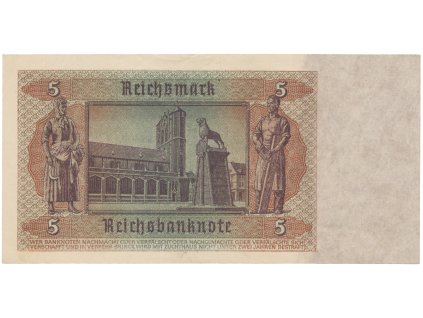 63781 1 63781 1 nemecko 5 reichsmark 1942 7 mistny cislovac hej d1a