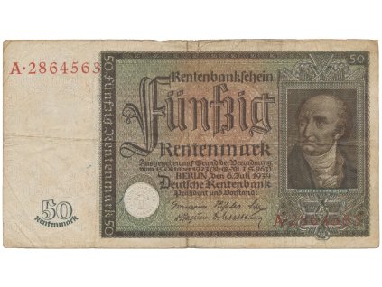 63877 63877 nemecko 50 rentenmark 1934 hej d16a