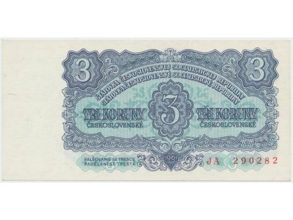 64201 ceskoslovensko 3 koruna 1961 serie ja hej 98a