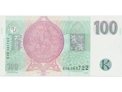 64237 ceska republika 100 koruna 1997 serie e hej cz22ae