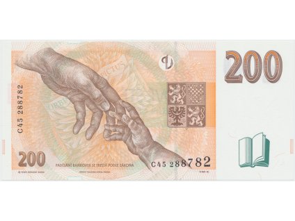 64243 ceska republika 200 koruna 1998 serie c hej cz24ac